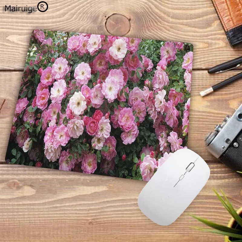 22X18CM Mairuige, акция для России, цветы, расширенный игровой коврик для мыши, скоростные коврики для мыши, маленький размер, Настольный коврик для офиса, 180X220X2 мм - Цвет: 22X18CM
