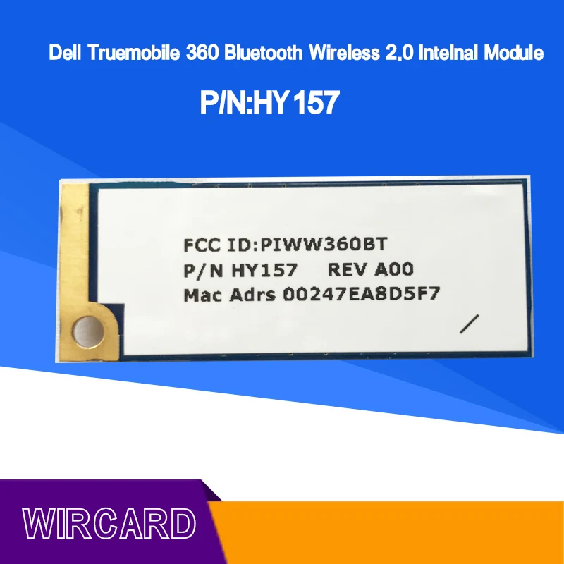 WIRCARD HY157 Dell Truemobile 360 Bluetooth Беспроводной 2 0 внутренний модуль | Компьютеры и офис