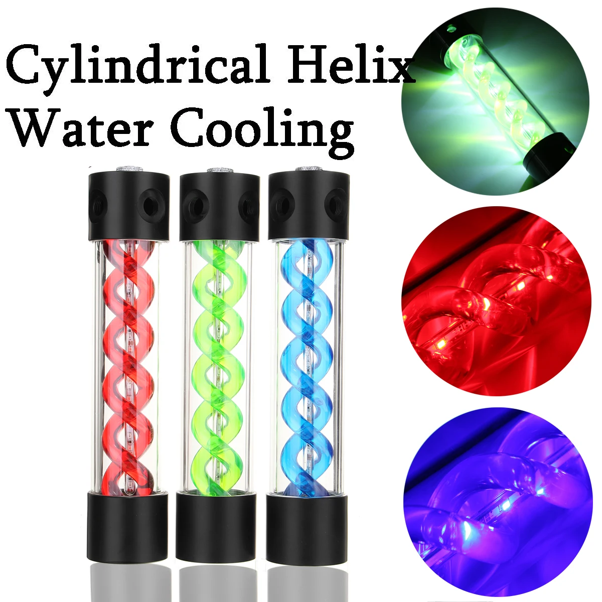 Светодиодный алюминиевый чехол с Т вирусным вращением резервуар для воды