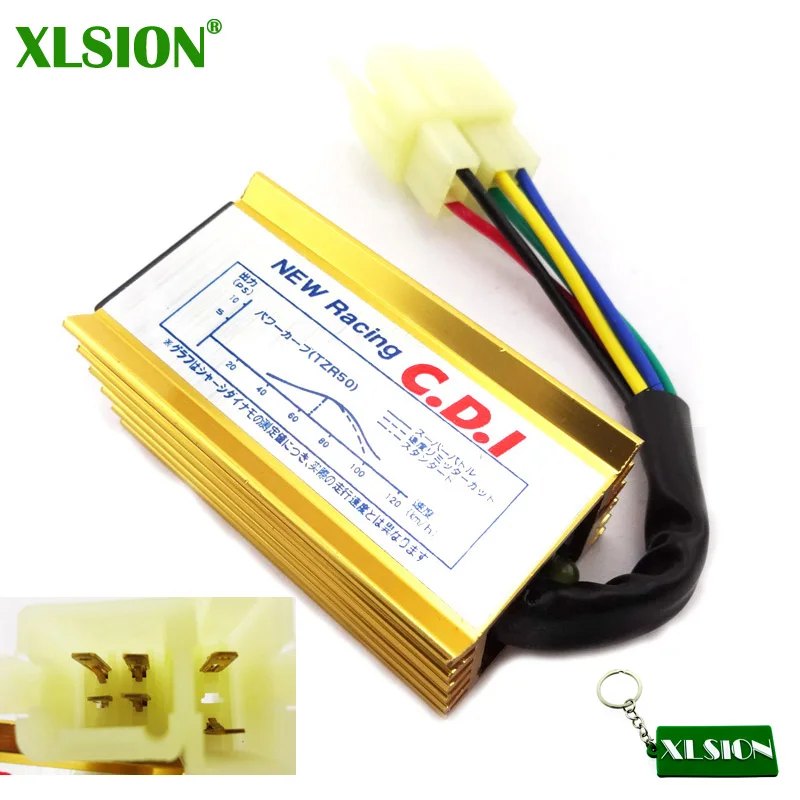 XLSION Racing AC CDI 6 pin Коробка зажигания для 50cc 110cc 125cc 150cc 200cc 250cc Pit Dirt ATV Quad