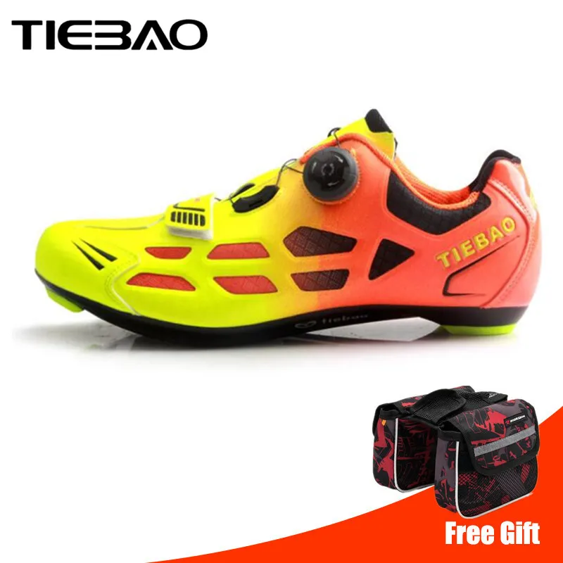 add bag TIEBAO/Обувь для шоссейного велоспорта; Комплект для езды на велосипеде; мужские кроссовки; женская дышащая велосипедная обувь; zapatillas deportivas hombre; TB16-B1259A - Цвет: add bag