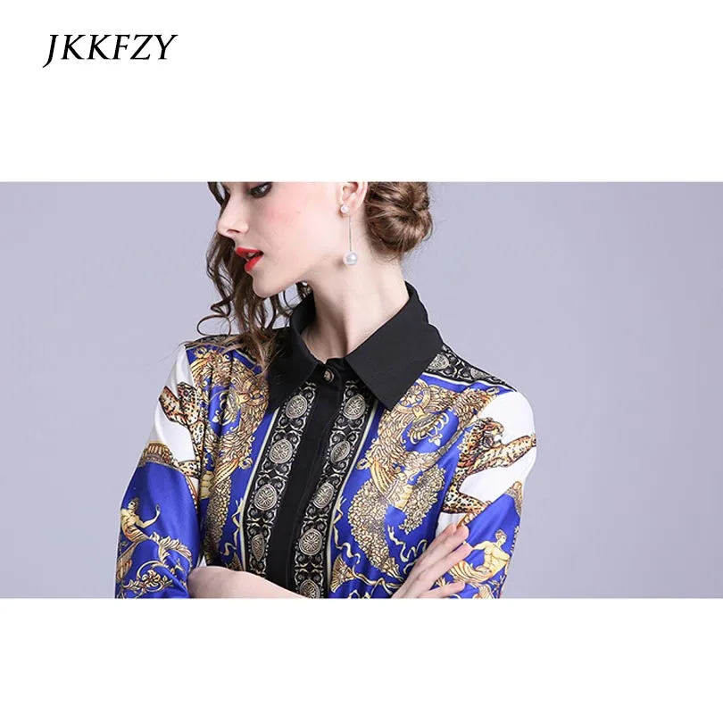 

Women's New Long Sleeves Vintage Print Easy Dress High Quality Elegant Party Vestidso Sales Casual Dresses