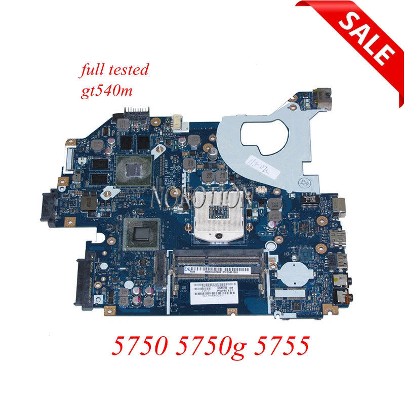 Материнская плата NOKOTION для ноутбука Acer Aspire 5750 5750g 5755 P5WE0 LA-6901P MBRCG02005 MB.RCG02.005 gt540m
