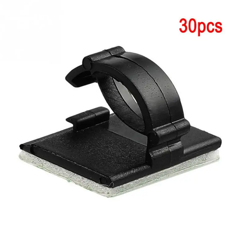 30 шт. автомобильный зажим для проводов черный и белый цвет|car clips|clip carcar cable organizer |