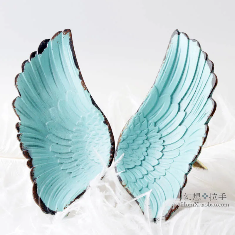 Одна пара маленькая ручка ангельские крылья с одним отверстием Современная