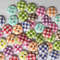 50pcs 2 holes wooden buttons sewing buttons craft scrapbooking clothing accessories 13mm 15mm apparel sewing fabric round button