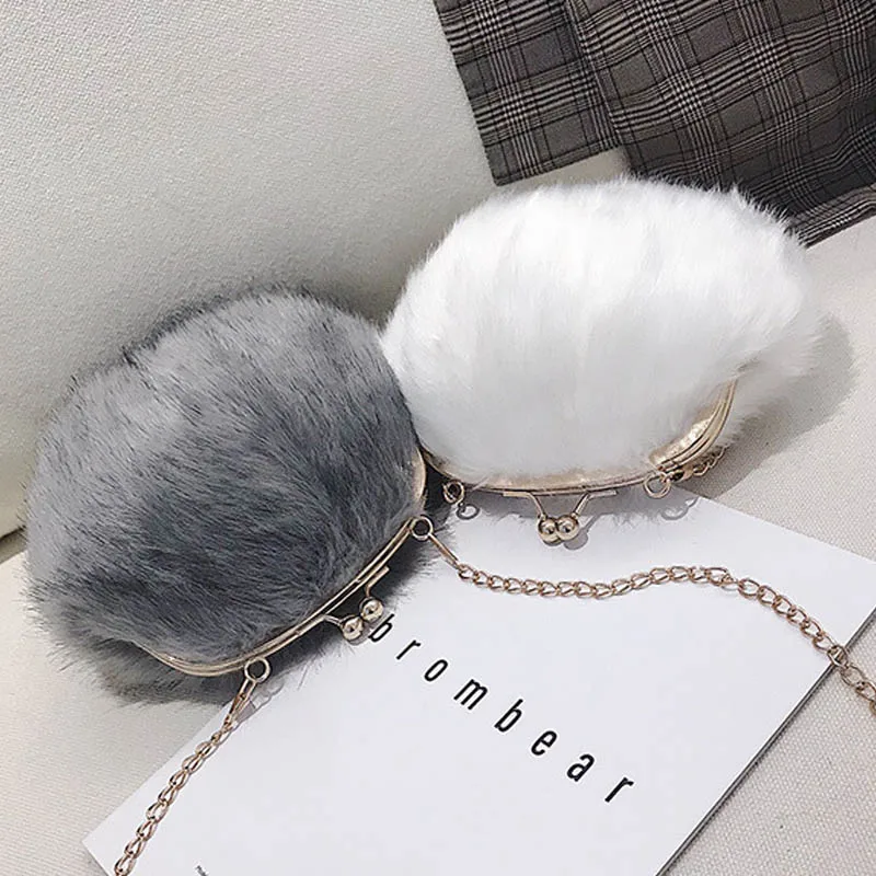 DALFR модная дизайнерская женская сумка мессенджер из натурального Лисьего меха