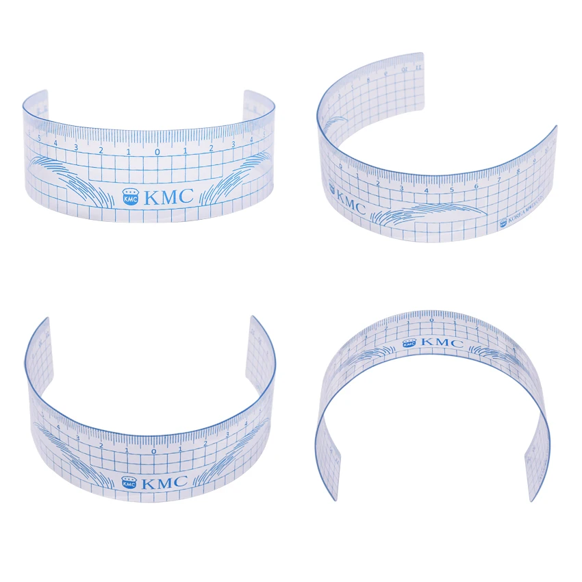 Линейка для макияжа бровей пластиковый трафарет измерение формирование