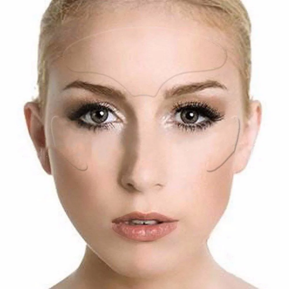 5 шт. силиконовые накладки для лица против морщин многоразовые лифтинга и ухода