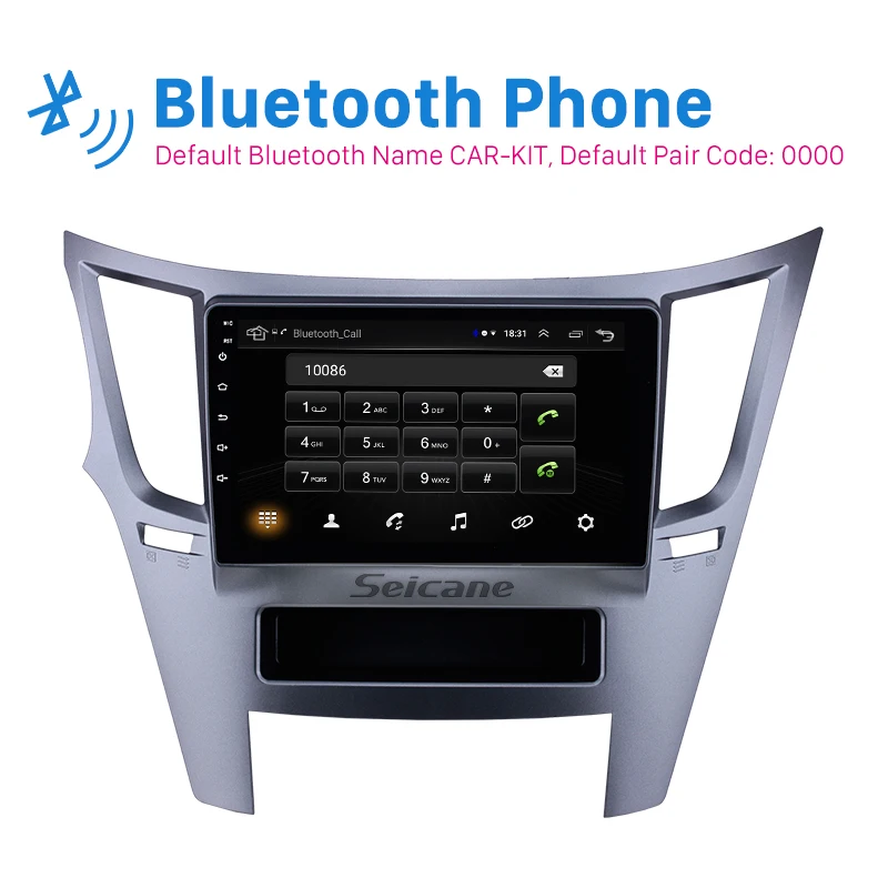 Seicane 9 дюймов Автомобильный радиоприемник с навигацией GPS Android 8 1 для Subaru Outback 2010 2016
