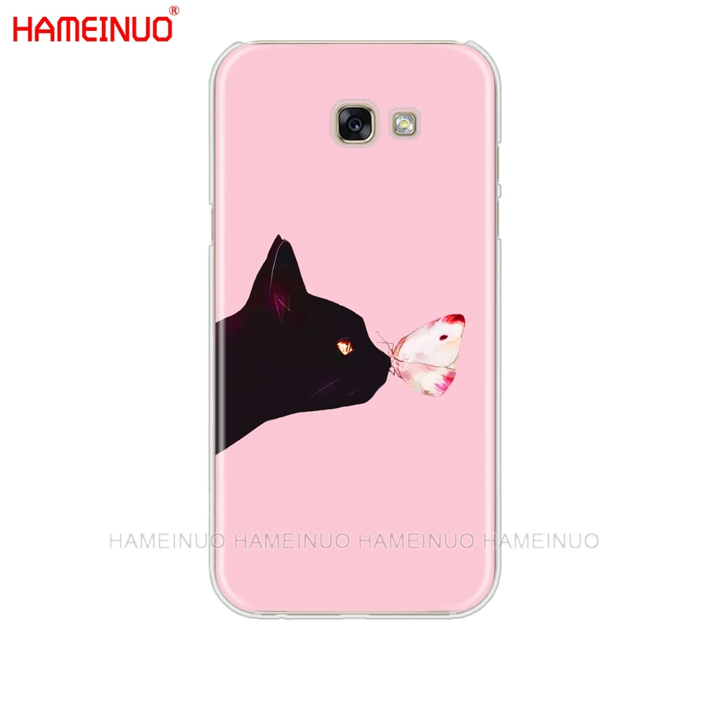 HAMEINUO Kawaii Molang мультфильм аниме собака кот сотовый телефон чехол для Samsung Galaxy A3 A310 A5