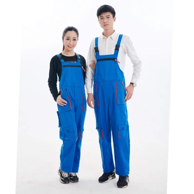 Light blue Новинка, мужской женский комбинезон, рабочая одежда, защитный комбинезон, ремонтник, комбинезоны, Рабочая форма, без рукавов, Комбинезоны - Цвет: Light blue