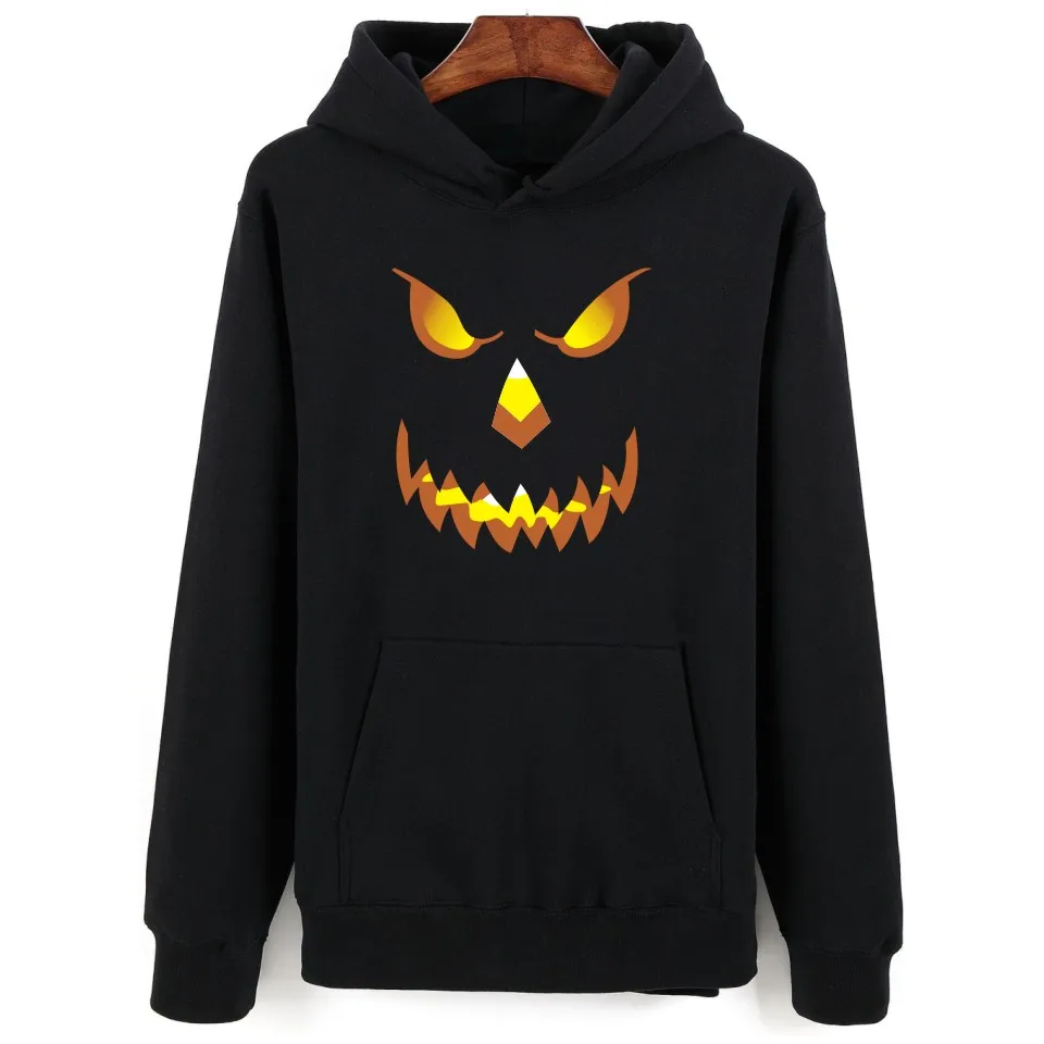 

Cartoon Halloween hoodie Pumpkin Funny Print Hooded xxl Hoodies in 4XL Winter Design Mens Hoodies and Sweatshirts warm shirts