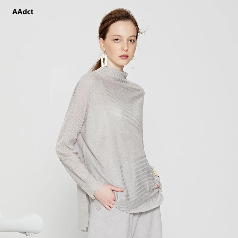 AAdct 2018 Autumn Long-sleeved loose-fitting sweater women pullover female Women jumper Sweater | Женская одежда