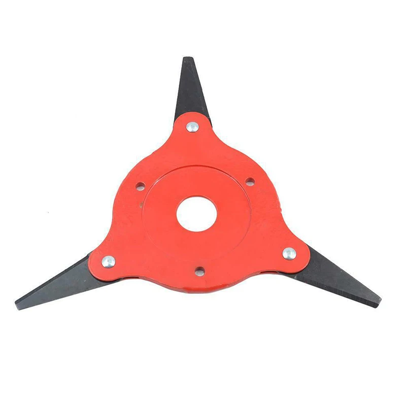 Easy To Install 3 Leaves Trimmer Cutter For Lawn Mower Grass Eater Head 65Mn Steel | Инструменты