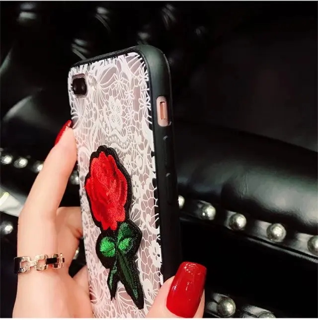 For vivo X21 Case Lace Painting Rose Embroidered Cover V9 V7 Plus X7 X7P X9 X9S X20P Y79 Y69 Y67 Y66 Y85 V5 |