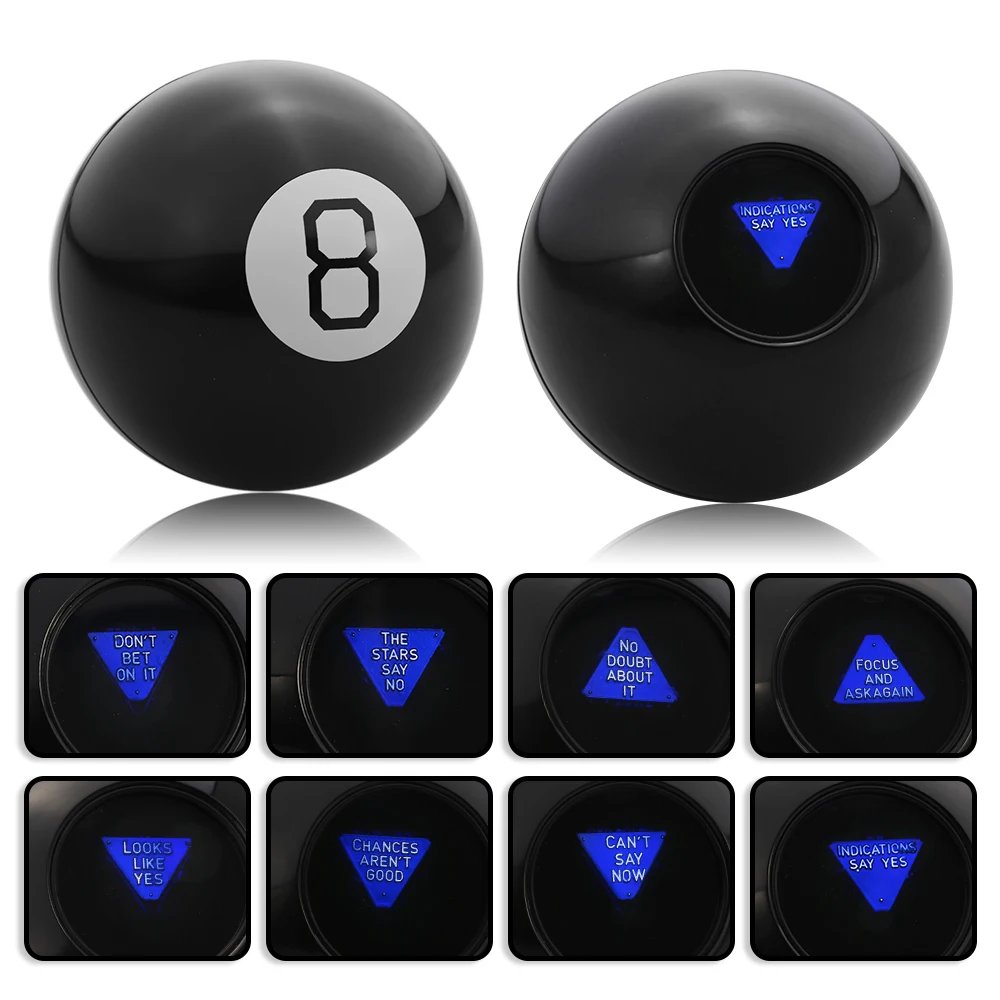 Новый черный 8 Magic Cube Развивающие прогнозирования мяч забавные шарообразный