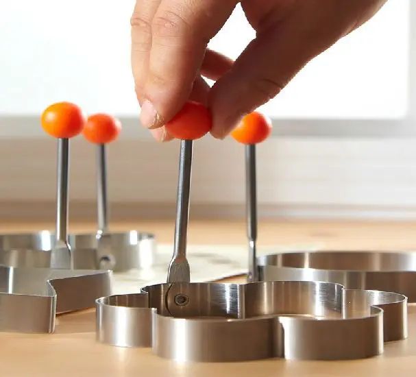 Большой размер жареные Блинные яйца форма из нержавеющей стали кухонные
