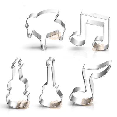 5 шт./компл. металлические формочки для печенья из нержавеющей стали украшения