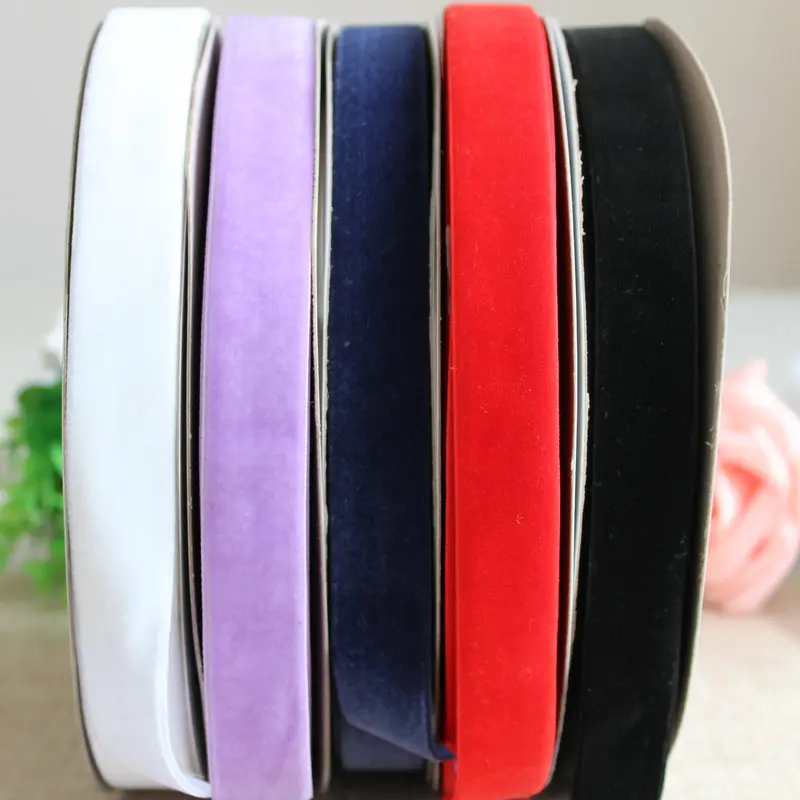 Бесплатная доставка 22 мм без эластичного нейлона один лицом бархатной лентой