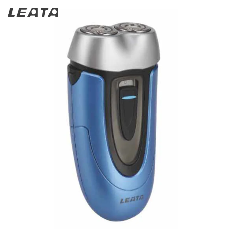 LEATA Электробритвы Ротари Твин Лезвия Аккумуляторная Борода Бритва Портативный