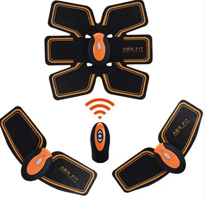 Orange Color EMS стимулятор мышц перезаряжаемый электрический прибор для похудения тела Тренировка мышц живота машина для тонизирования тела Массажер для рук и талии - Цвет: Orange Color