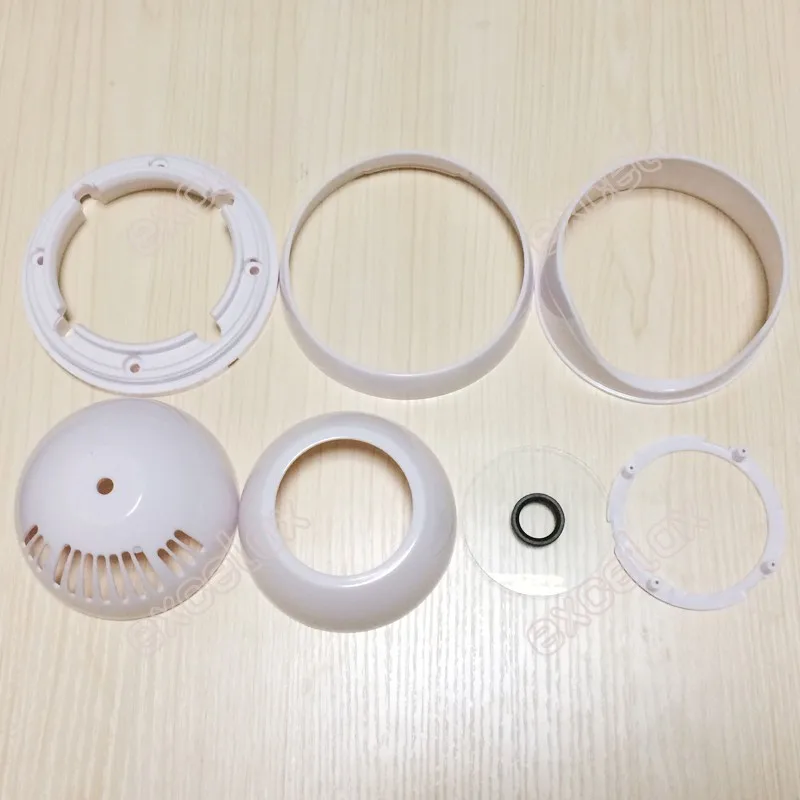 DIY CS Объектив использовать пластиковый ИК глазной глаз купольный чехол для камеры белого цвета потолочное крепление корпус для видеонаблюдения безопасности в сборе