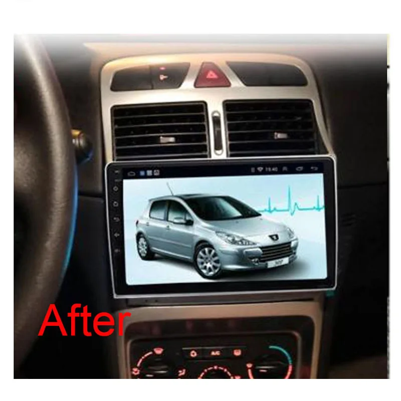 9 &quot2.5D ips Android 8 1 Автомагнитола стерео для peugeot 307 2004 2005 2006 2013 с gps