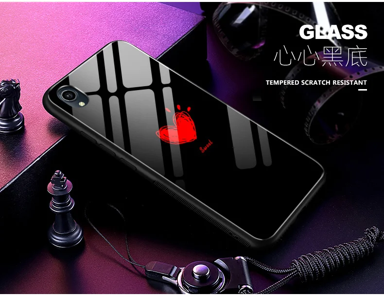 Чехол для Vivo Y91C ЧЕХОЛ ДЛЯ VIVO Y91C чехол 6,22 мультфильм стекло жесткий задняя крышка чехол для телефона для VIVO Y91C VIVOY91 Y 91 Y91 91C VIVOY91C