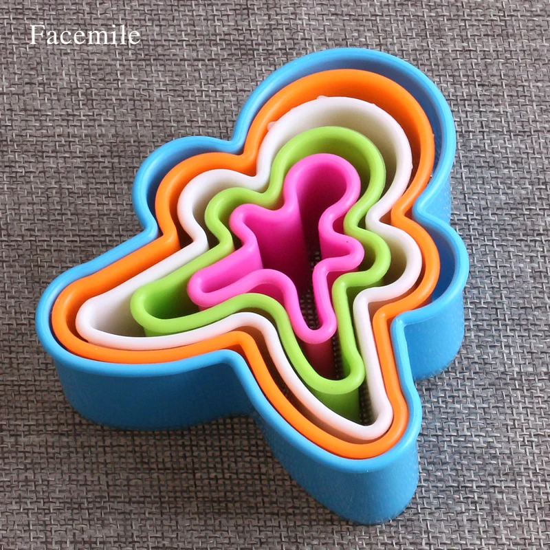 Facemile многоцветные формочки для печенья и фруктов набор резки пряников