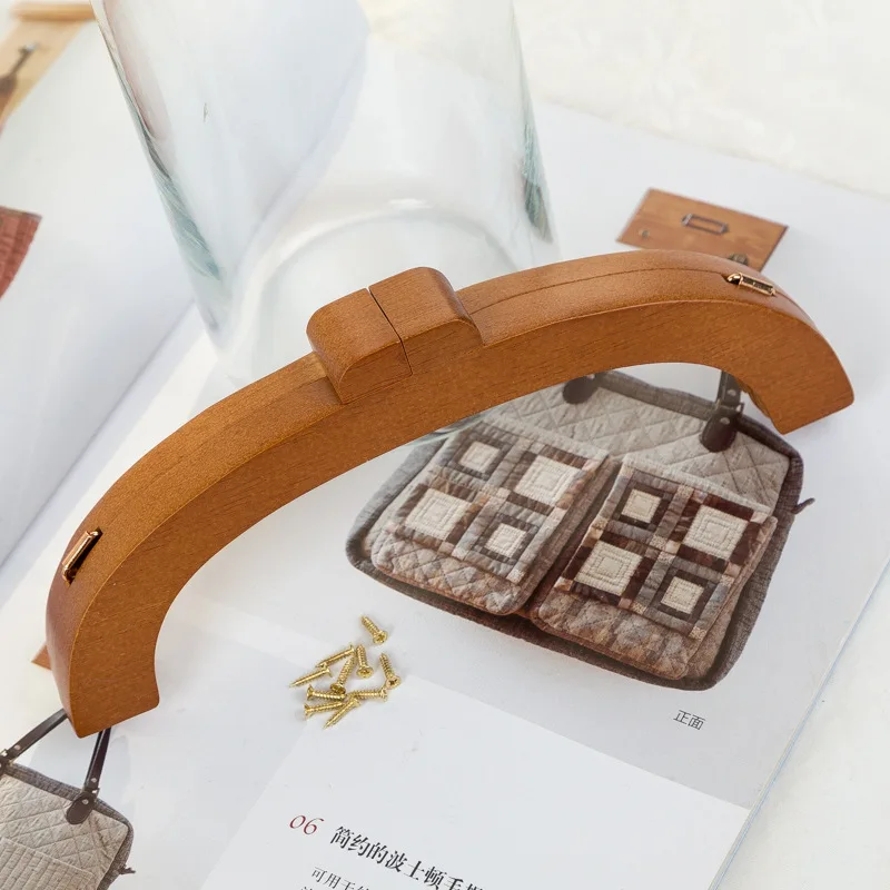 1 шт 20 см DIY ремеслам арки деревянные Портмоне раме с помощью винтов аксессуары