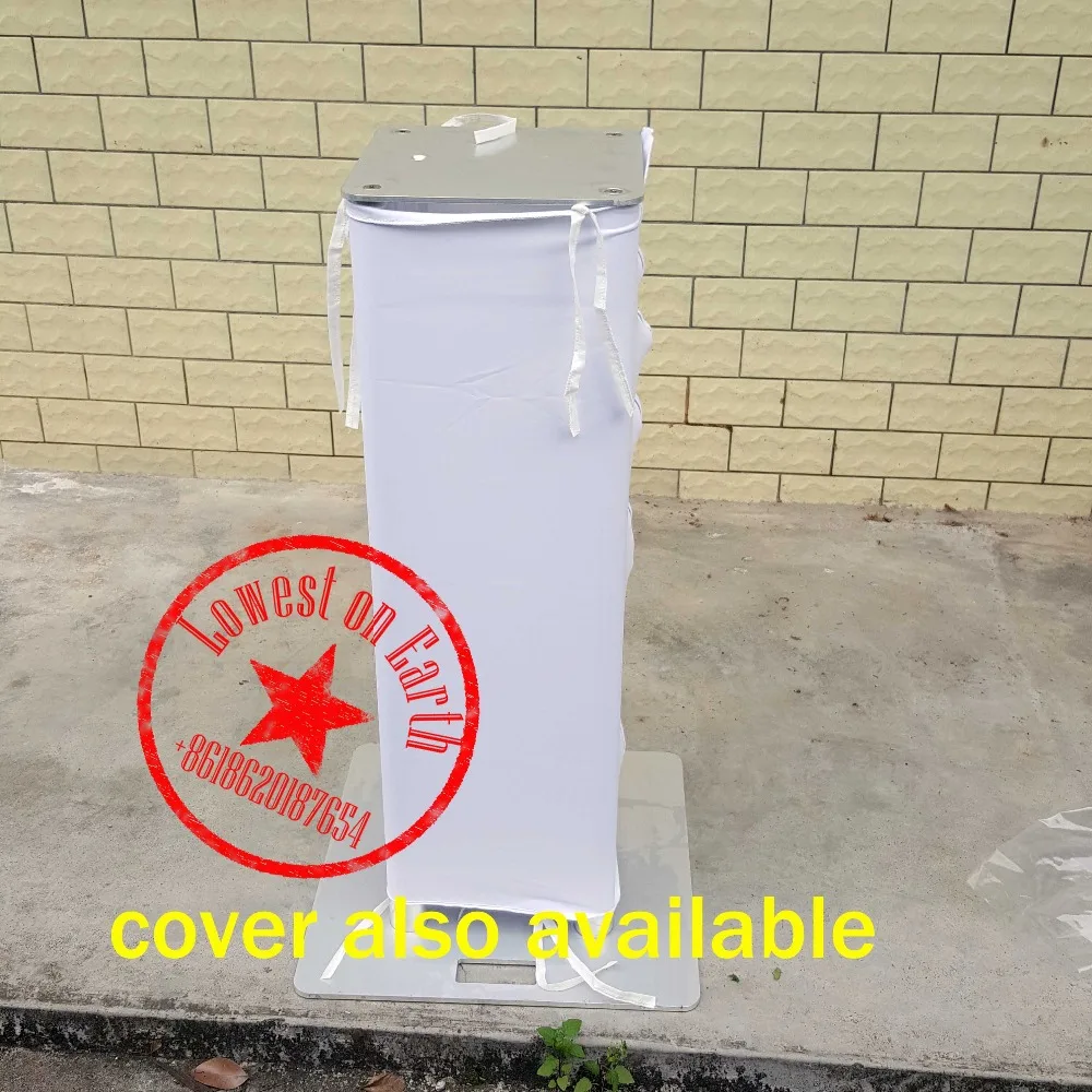 Крышка из белой ткани/Чехол/ящик для шкафа квадратной крышки F34 + алюминиевая