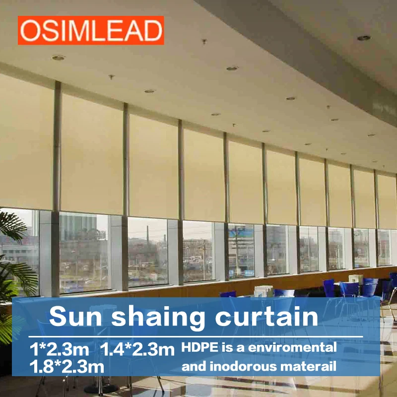 

Indoor and outdoor sun shading Ou sunlike genuine lifting shutter shade curtain ventilation balcony Office