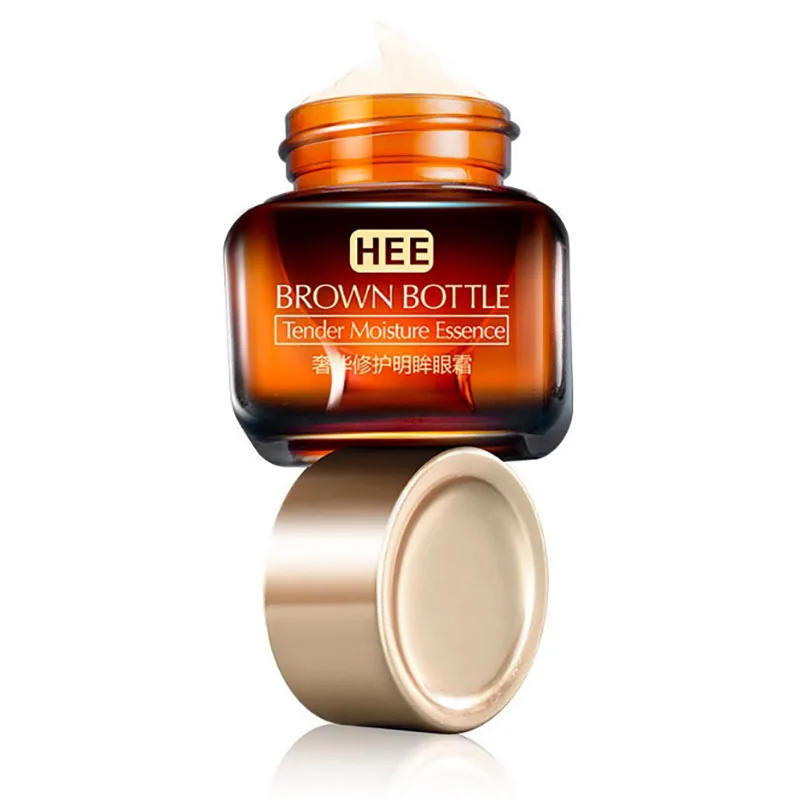 Растительный лифтинг крем для глаз против отечности черный темный круг эссенция