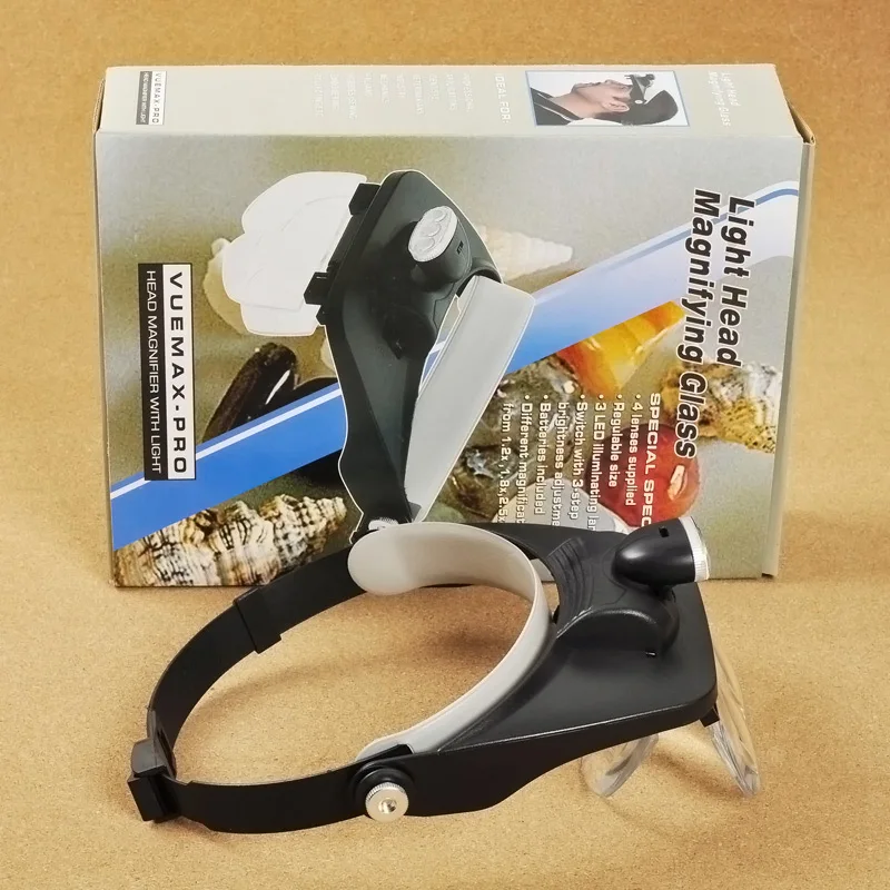 Лупа для головной повязки с подсветкой|Лупы| |