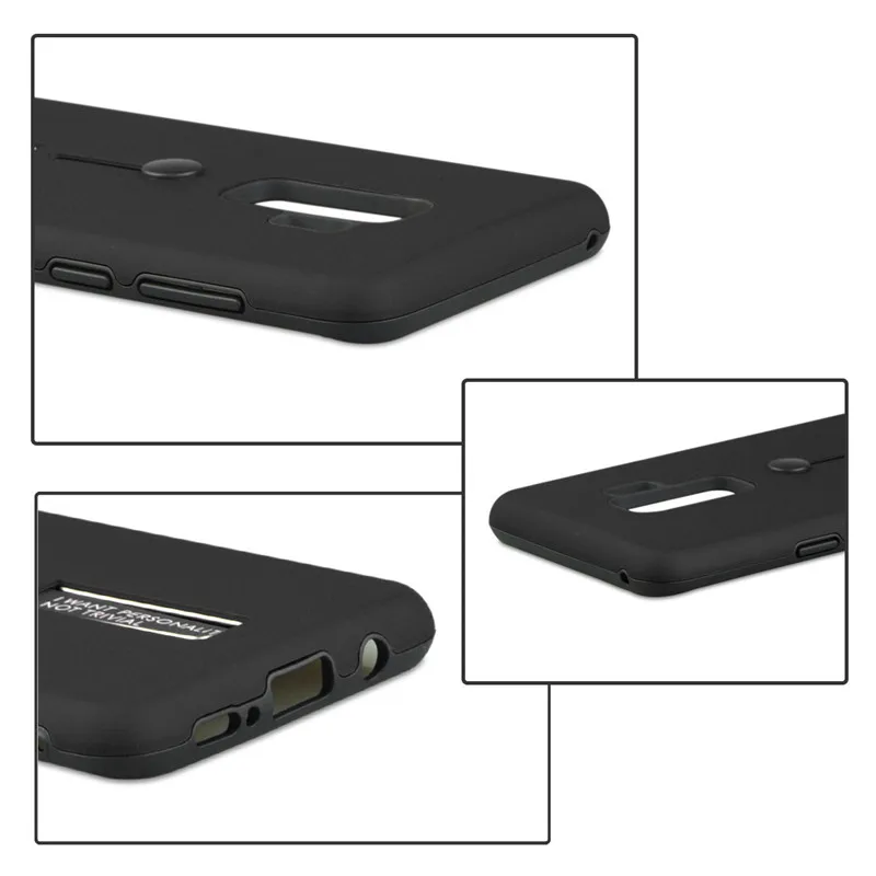 Модный мягкий держатель Чехол из ТПУ для Samsung Galaxy S9 + Plus жесткие чехлы подставка