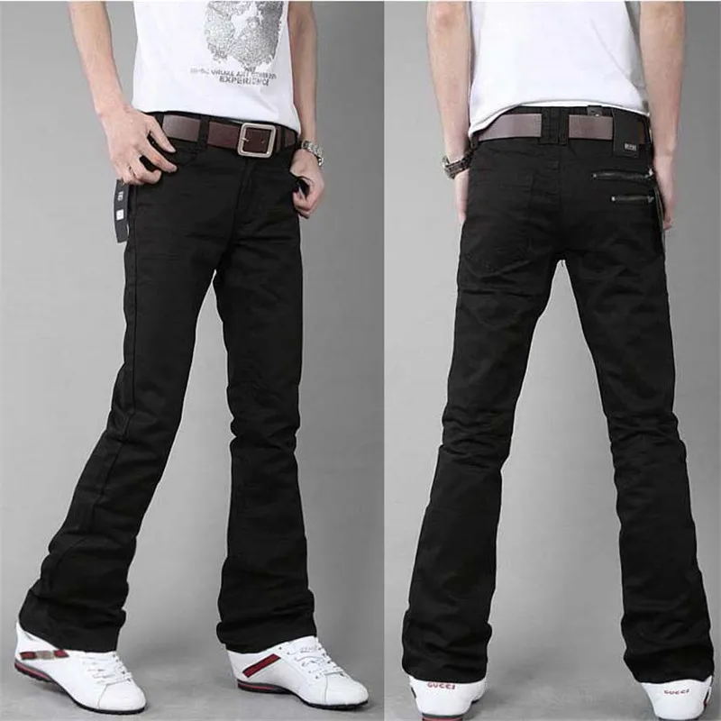 

2019 Summer New Trend Flared Jeans Fashion Korean Slim Thin Denim Pants Male Casual Wild Youthful Jeans High Quality Size 27-40