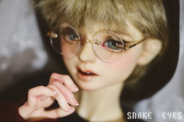 Новые бескаркасные очки с круглыми линзами для BJD 1/3 SD17 аксессуары для кукол GS19