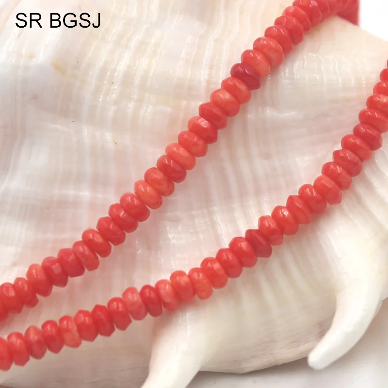 Бесплатная доставка 2x4 мм белая/Розовая/оранжевая/красная граненая настоящая