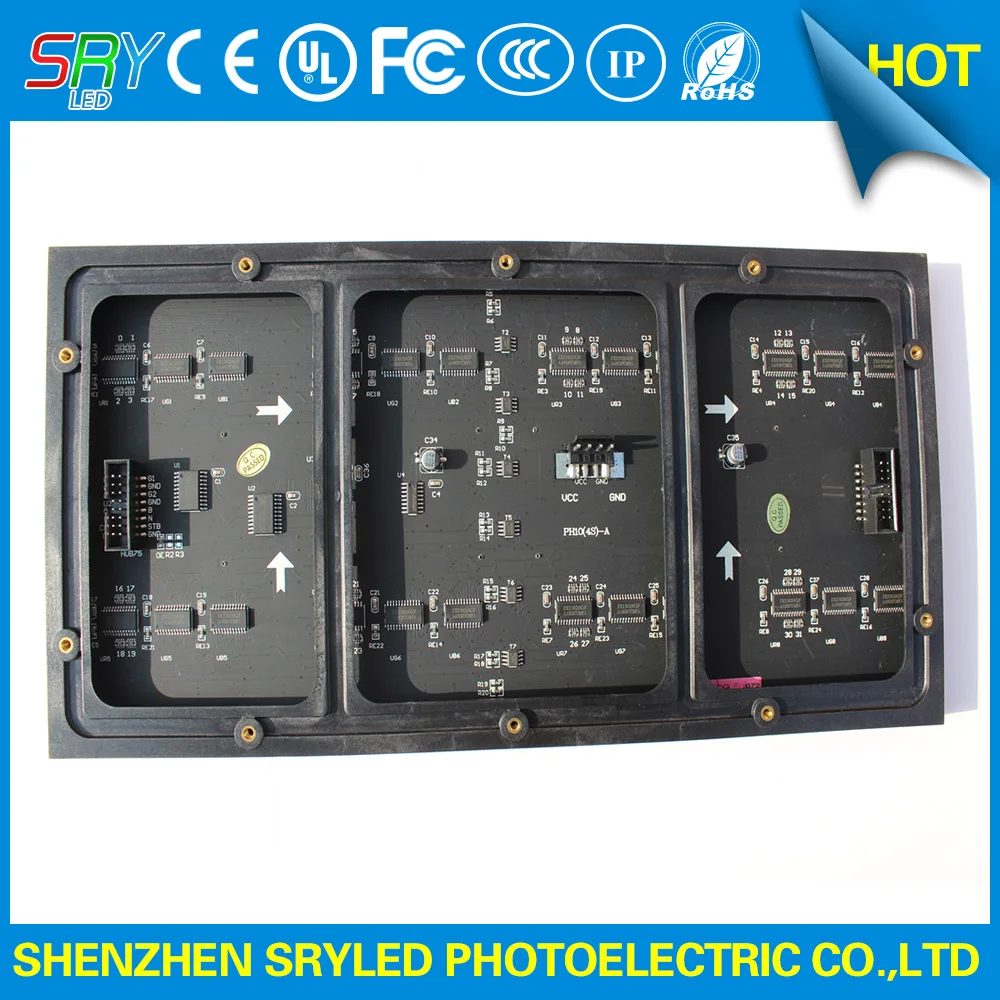 Полноцветный модуль SRY 10 мм для помещений и полуоткрытых площадок 75 1/8