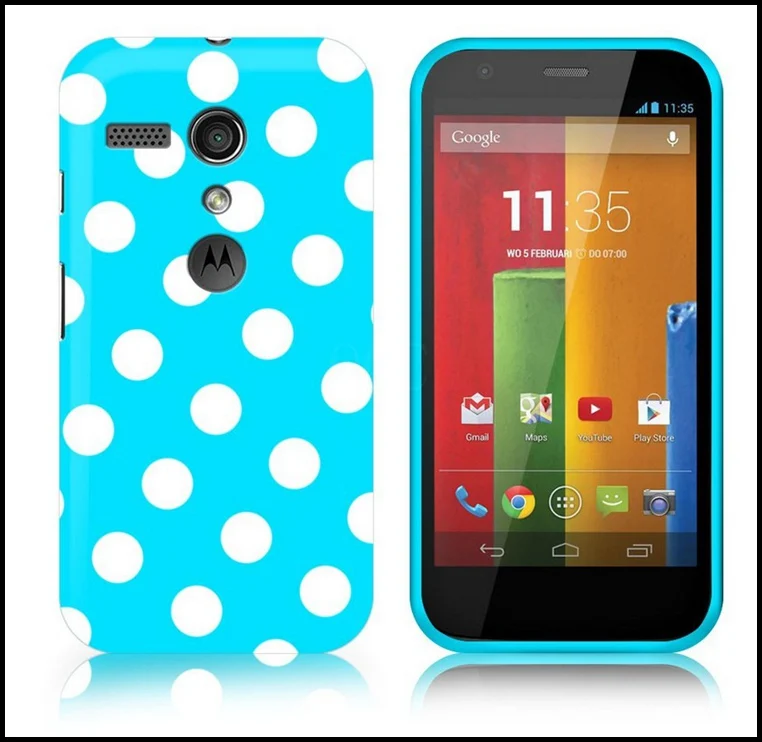 Распродажа мягкий резиновый чехол из ТПУ в горошек для motorola Moto G dvx xt1032 чехлы
