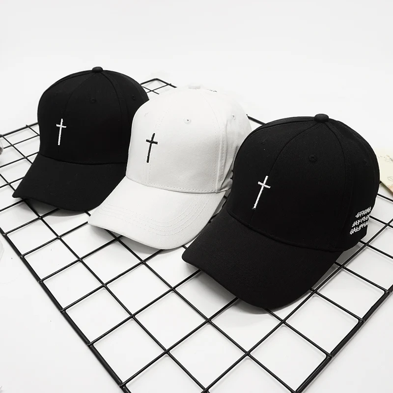 Бейсбольная кепка с крестиком 3 шт. бейсболки вышитыми буквами папа Кости для
