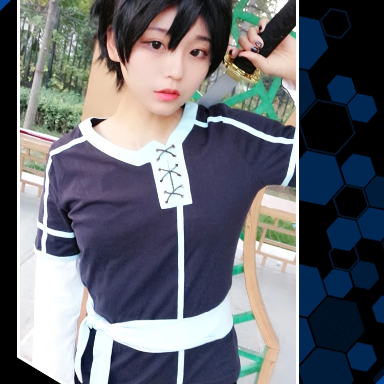Аниме SAO 3 Меч Искусство Интернет алисизация Косплэй Kirito костюм Kazuto Kirigaya вечерние Хэллоуин Униформа ежедневный костюм