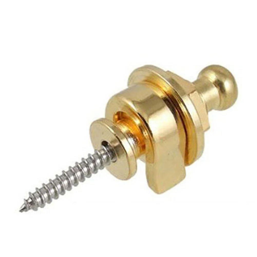 1 шт. круглый хромированный крепление для гитарных ремешков Запчасти