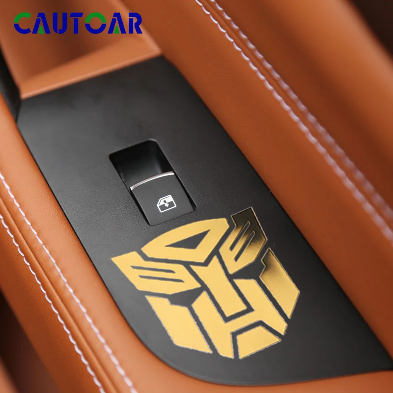 2 шт. 3D крутые Автоботы логотип для стайлинга автомобиля металлические