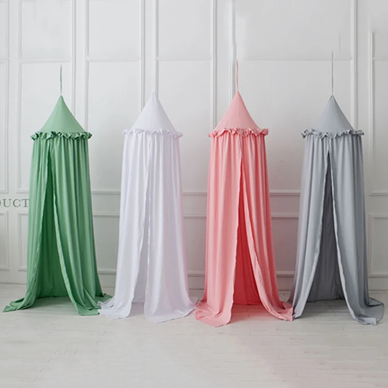 Детские постельные принадлежности круглый балдахин палатка детская комната