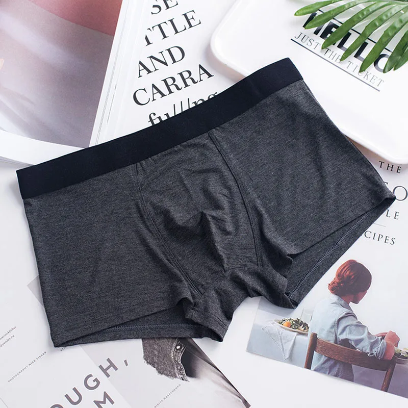 Мужское нижнее белье La MaxPa классические боксеры из бамбука в горошек с цветочным