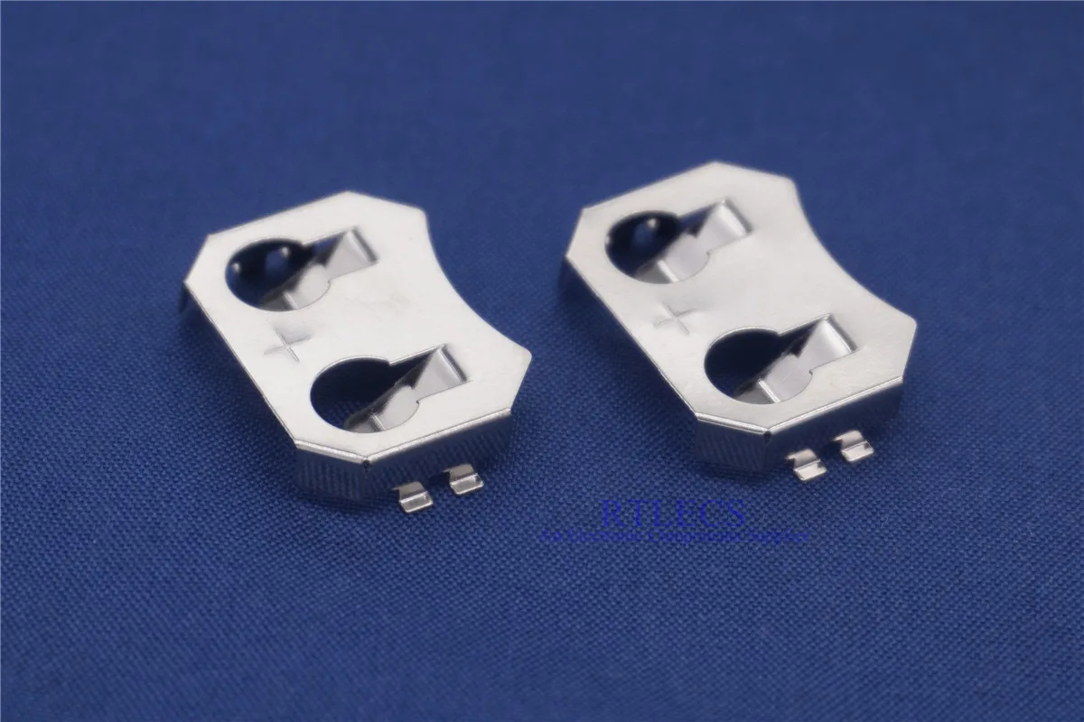 10 шт. CR2032 2032 SMD Tab 20 мм держатель для батарей фиксатор монет поверхностное