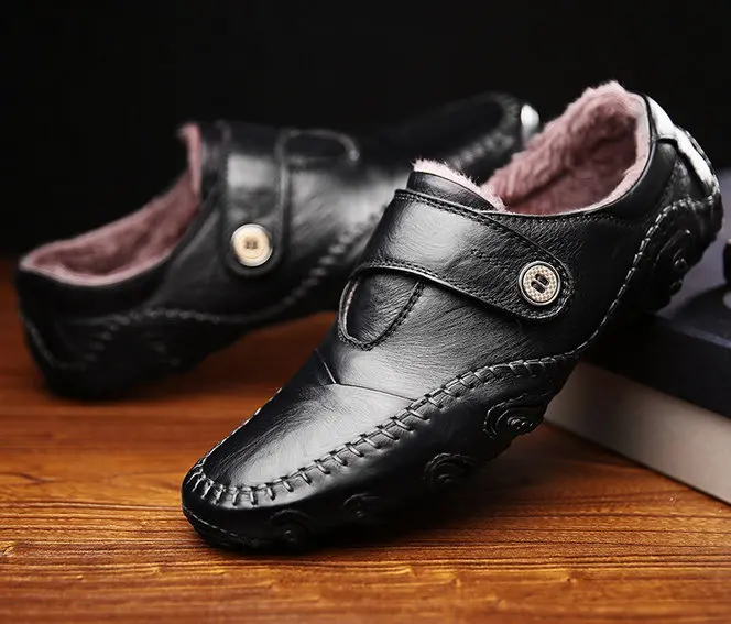 2017 New Arrival Fashion Men Flats Casual Shoes High Quality Genuine Leather Driving Brown Black Buckle | Обувь