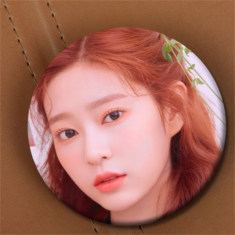 Youpop KPOP IZONE Броши 2-й Мини альбом HEARTIZ официальное фото из* одно сердце* из булавка значок для одежды шляпы рюкзак корсажи - Окраска металла: XZ1892